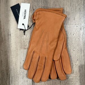 Hestra “The Rachel” Deerskin Wool-Lined Gloves - cork